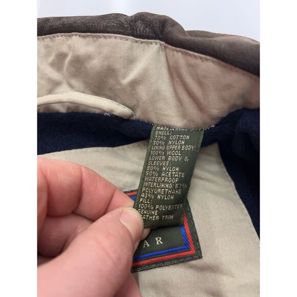 VTG 1996 Timberland Weathergear Wool Lined CHORE JACKET Waterproof Workwear Retr - Picture 5 of 16